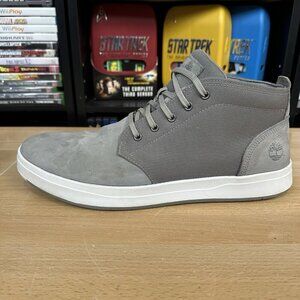 Timberland Men's Davis Square Chukka Sneaker Boot Grey A1SES Size 12 US